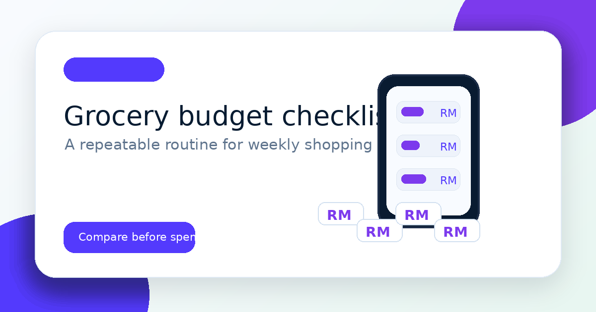 Priceory cheapest weekly essentials basket malaysia cover illustration