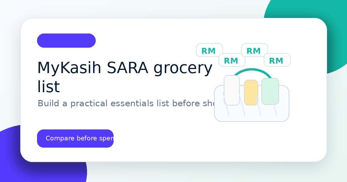 Priceory mykasih sara price checklist before shopping malaysia cover illustration