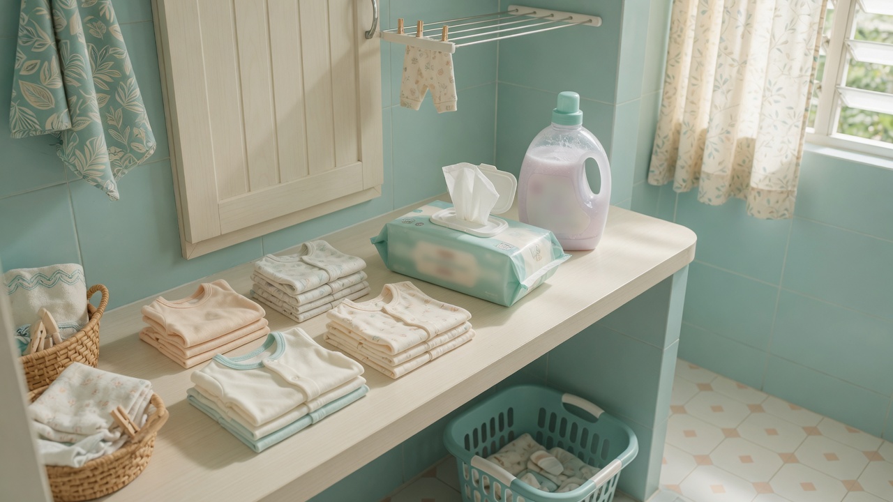 Wipes and detergent restock — milk stage stays with clinic
