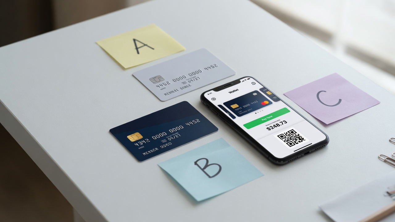 Three payment weapons — one winner per situation
