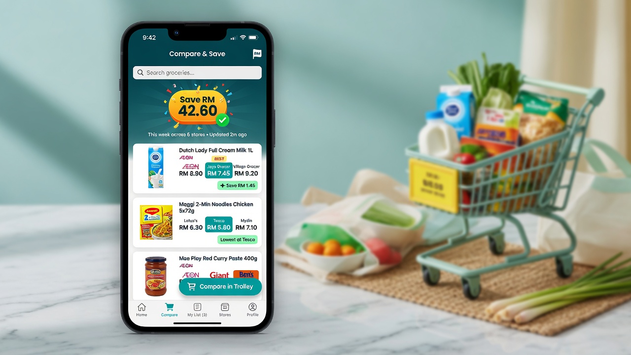 Filter 99 on Search, then compare AEON/Lotus singles Compare 99 bulk pack prices with hypermarket singles on phone