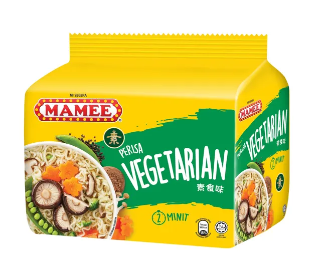 Mamee Vegetarian Instant Noodles, 5 x 80g