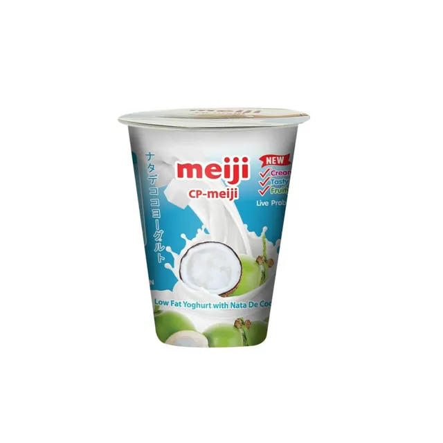 Meiji Low Fat Yogurt Nata De Coco