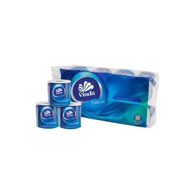 Vinda Deluxe Smooth Feel Toilet Tissue (3ply) 250pcs x 8