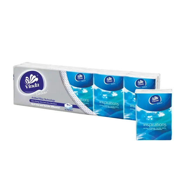 Vinda Deluxe Hanky Pack 8pcs x 10