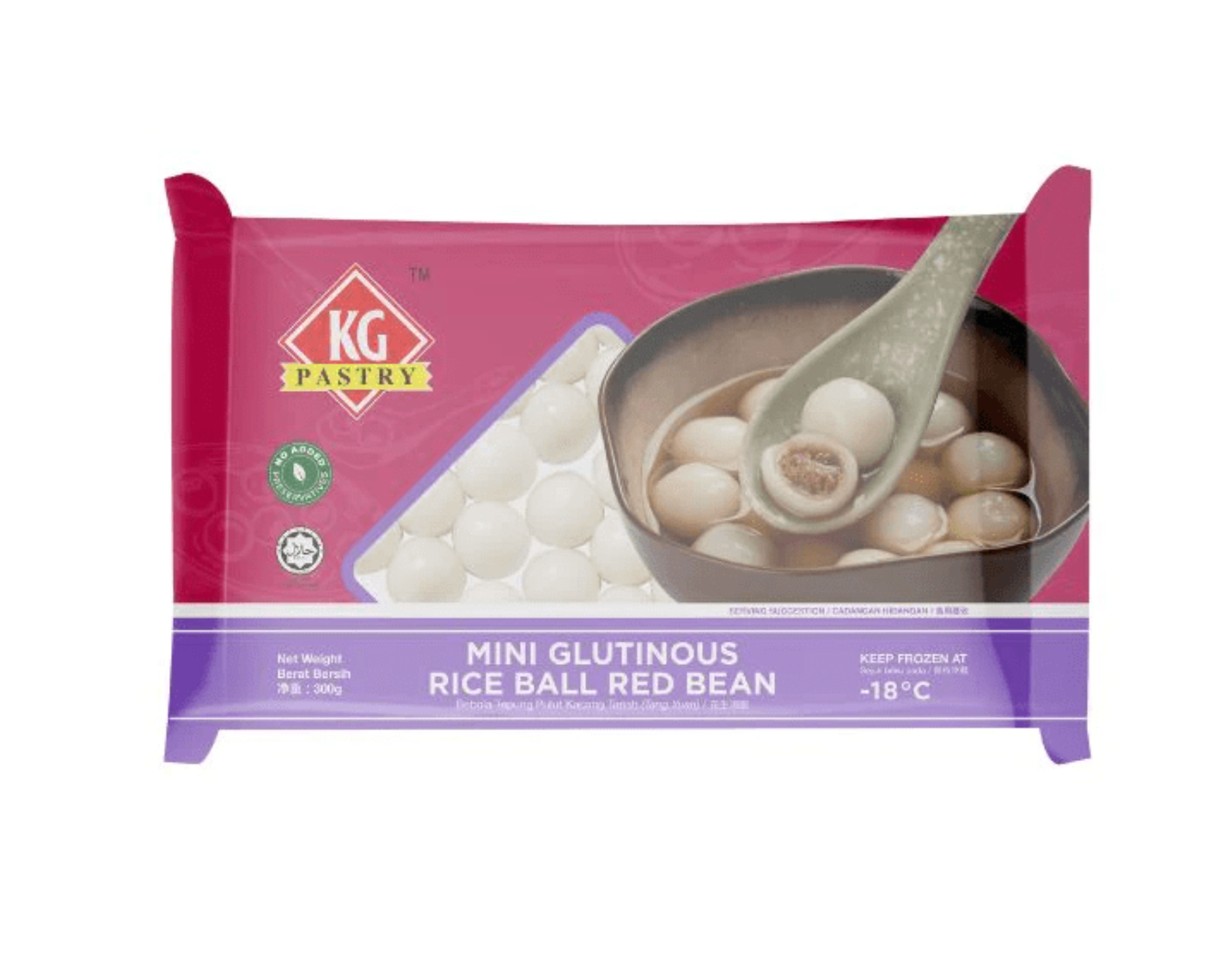 KG Pastry Mini Glutinous Rice Ball Red Bean