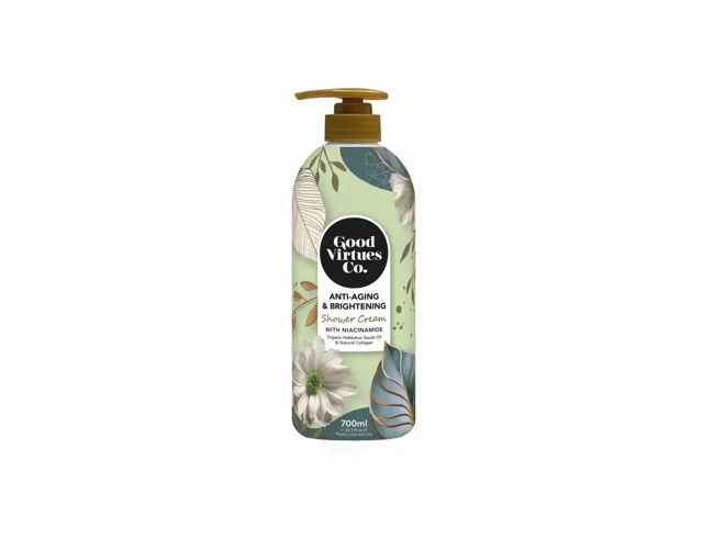 Good Virtues Co. Anti-Aging & Brightening Shower Cream With Niacinamide