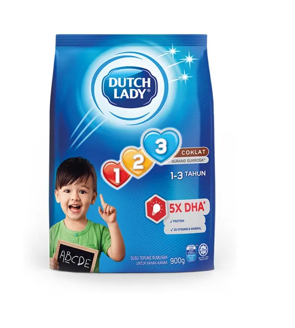 Dutch Lady Gum 123 Chocolate