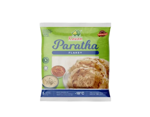 Kawan Roti Paratha Flakey, 5 x 80 g