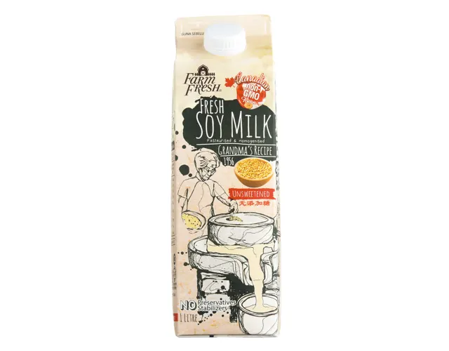 Farm Fresh Soy Milk Unsweetened, 1 liter