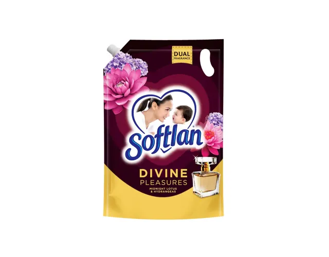 Softlan Fabric Softener Midnight Lotus Refill 1.5L