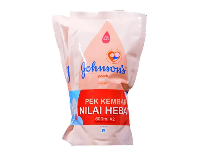 Johnson's Baby Bath Peach Refill Twin Pack