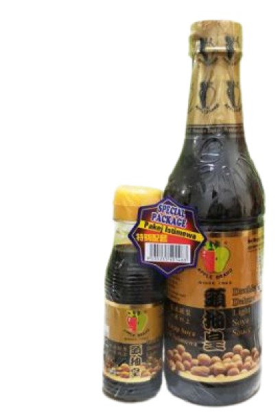 Apple Brand Double Deluxe Light Soya Sauce FOC Small Botlle Sauce
