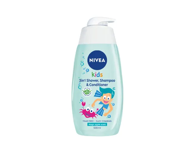 Nivea Kids 3 In 1 Shower, Shampoo & Conditioner Magic Apple Scent