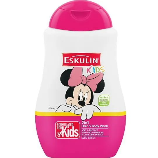 Eskulin Kids 2 In 1 Hair & Body Wash Minnie
