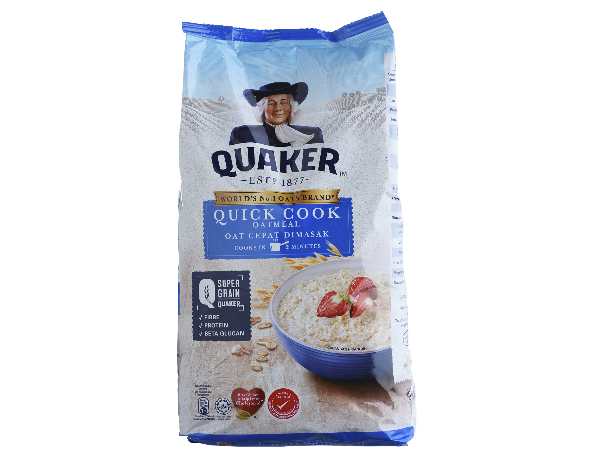 Quaker Quick Cook Oatmeal Pouch