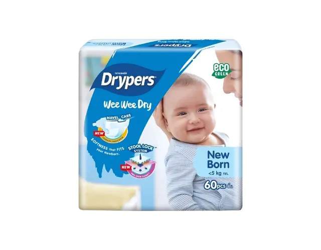 Drypers Wee Wee Dry Mega Pack Nb60