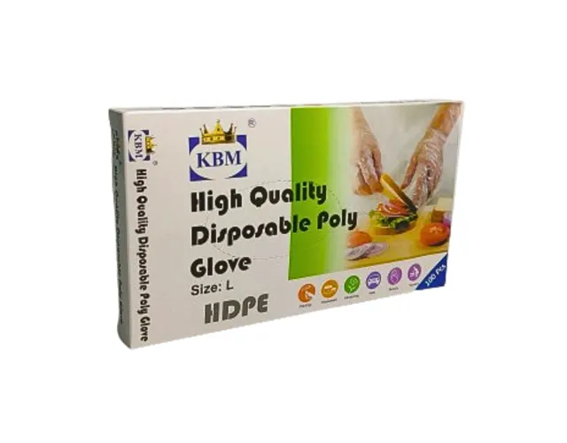 Ok Glove Disposable Plastic Glove 100's