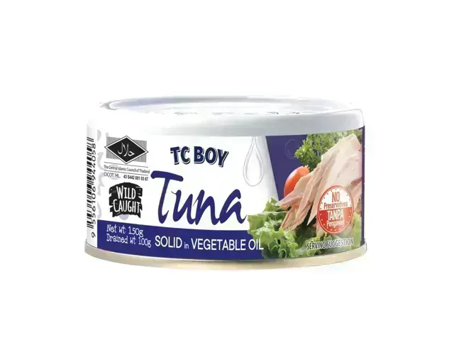 Tc Boy Tuna Solid White Meat In Vegetable Oil