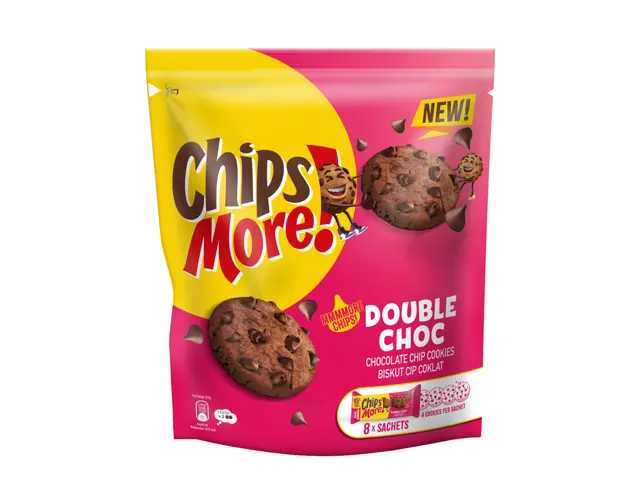 Chipsmore Double Choc 8×40.8g – Delicious Cookies