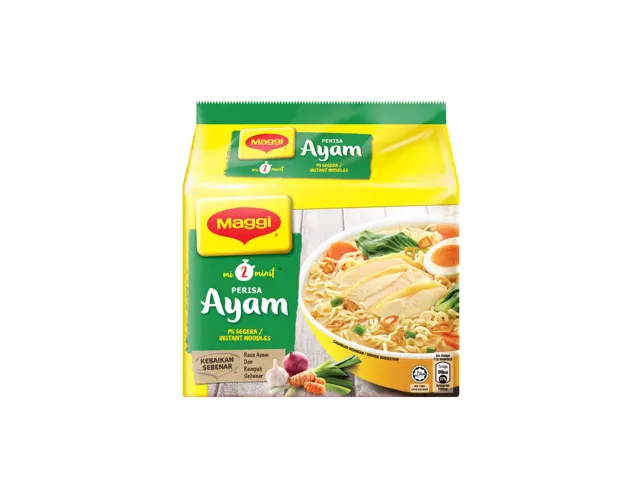 Maggi Malaysia Chicken Instant Noodles, 5×77g