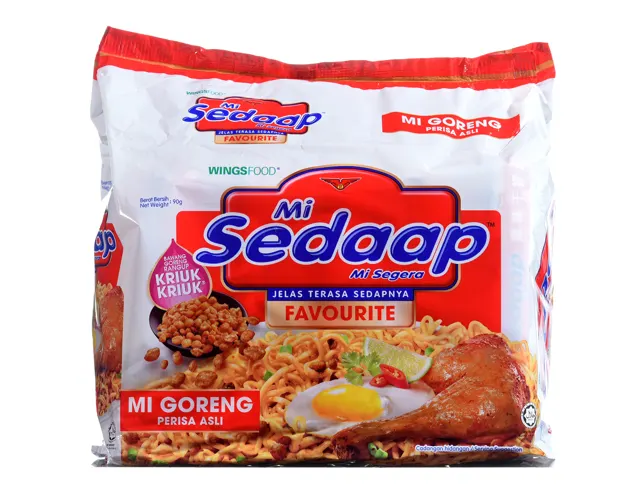 Mi Sedaap Mi Goreng Asli, 5 x 90g