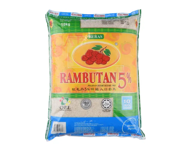 Cap Rambutan Thai Hom Mali Fragrant Rice