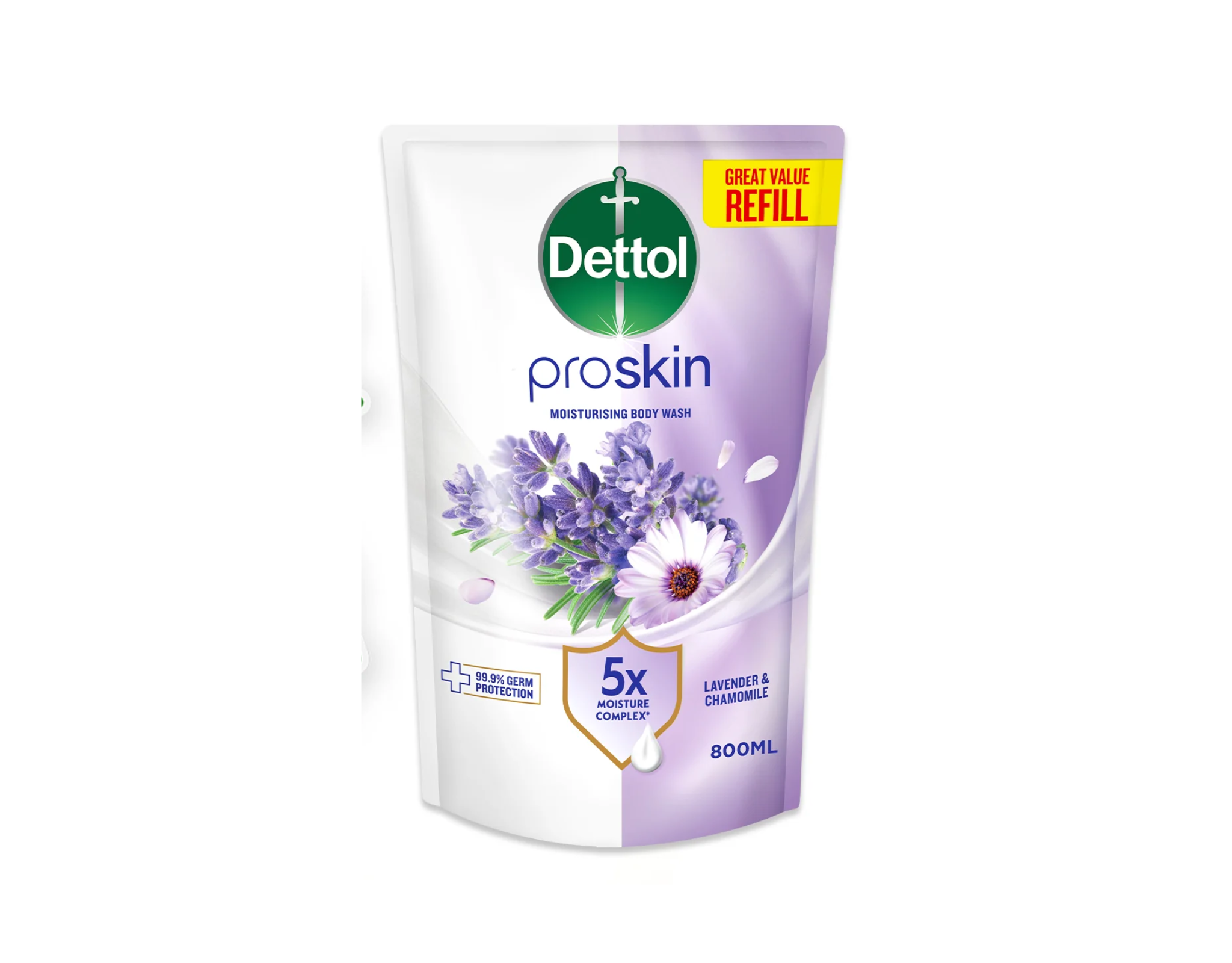 Dettol Shower Gel Botanicals Lavender & Charmomile Refill