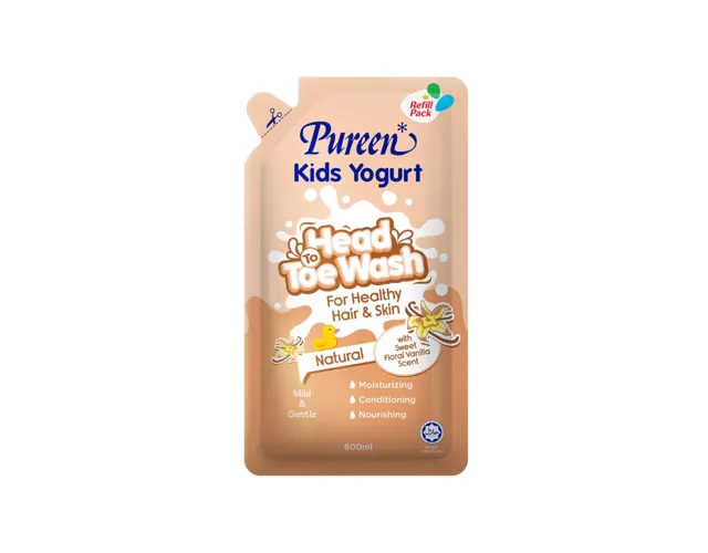 Pureen Kids Yoqurt Head To Toe Wash Refill Pack (Natural)