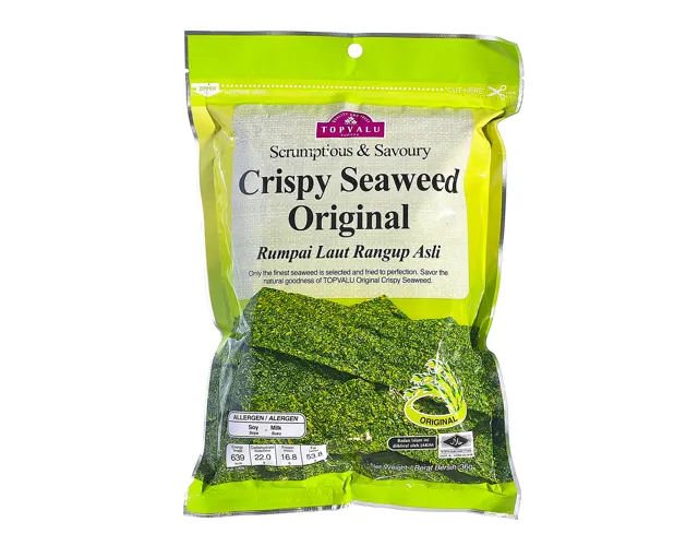 Topvalu Crispy Seaweed Original, 36 g