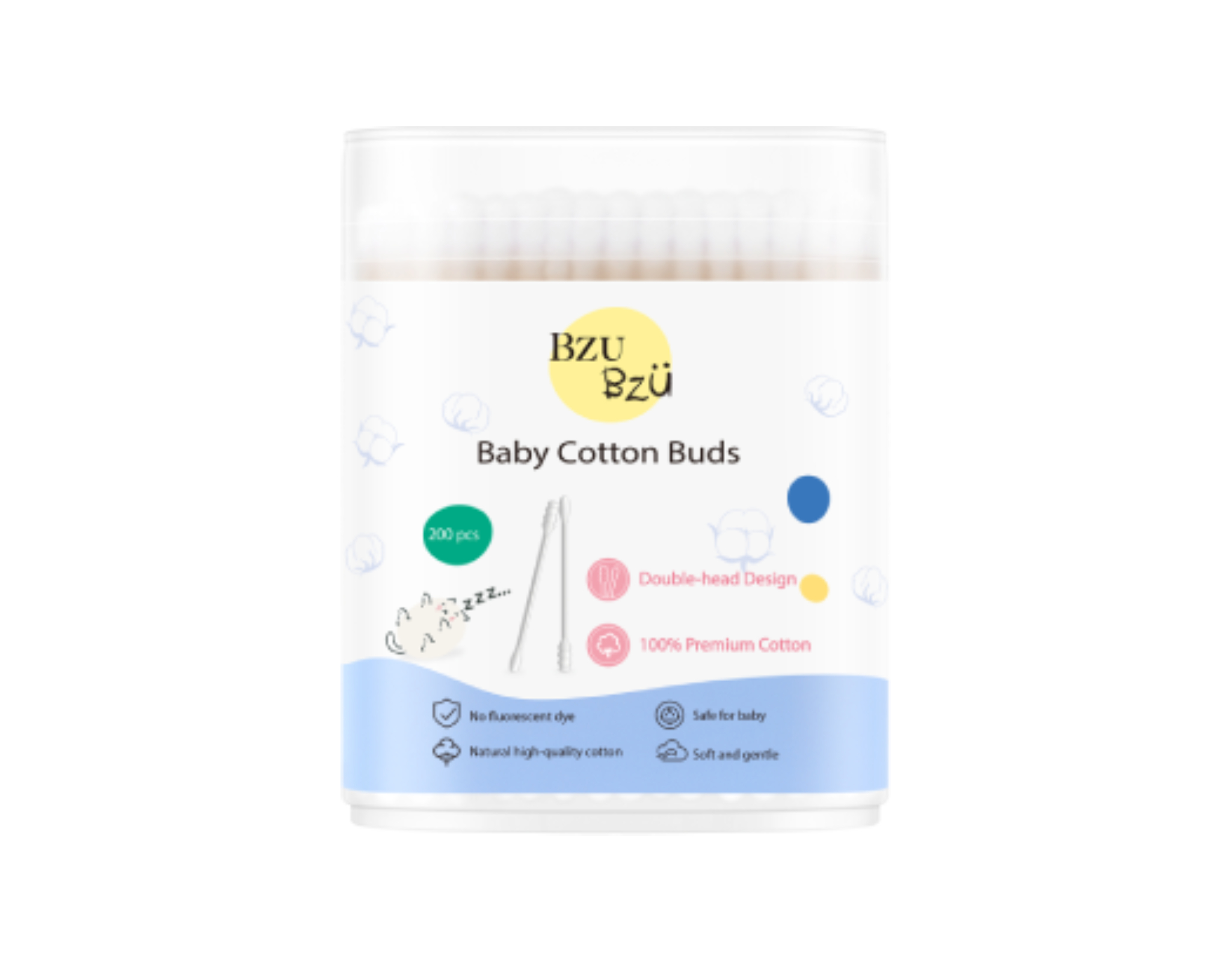 Bzu Bzu Baby Cotton Buds