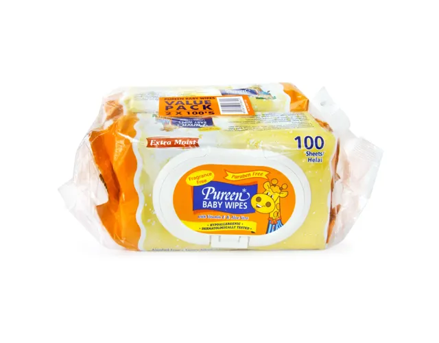 Pureen Baby Wipes 30×2