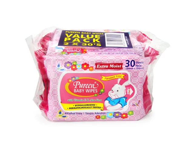Pureen Baby Wipes (Pink)