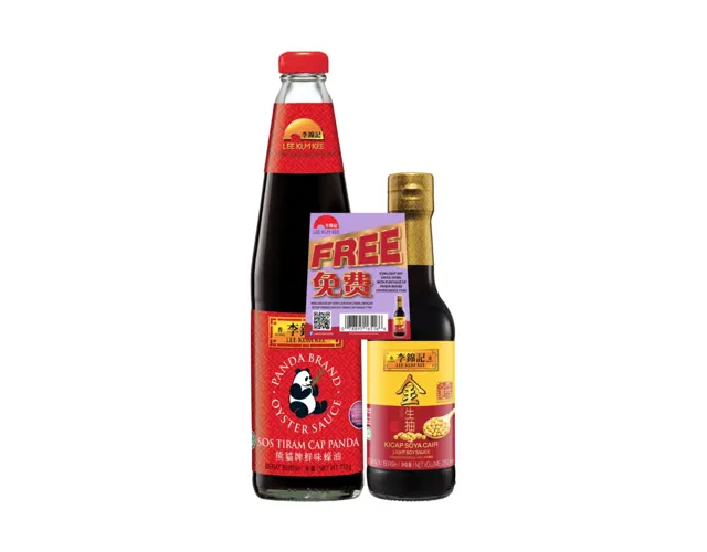Lee Kum Kee Panda Brand Oyster Sauce FOC Kum Light Soy Sauce