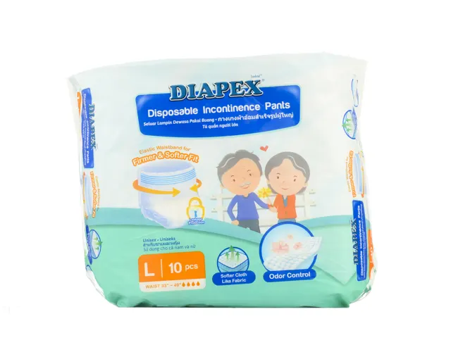 Diapex Adult Diapers Pants L10