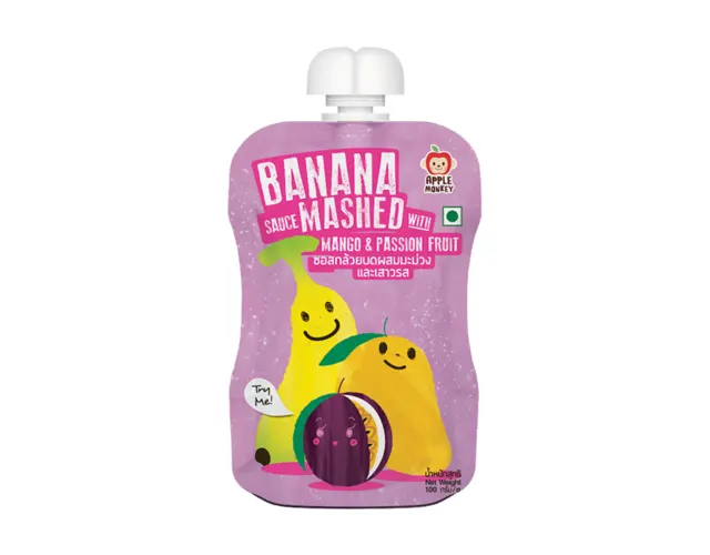 Apple Monkey Banana Sauce Mashed Mango & Passion Fruit