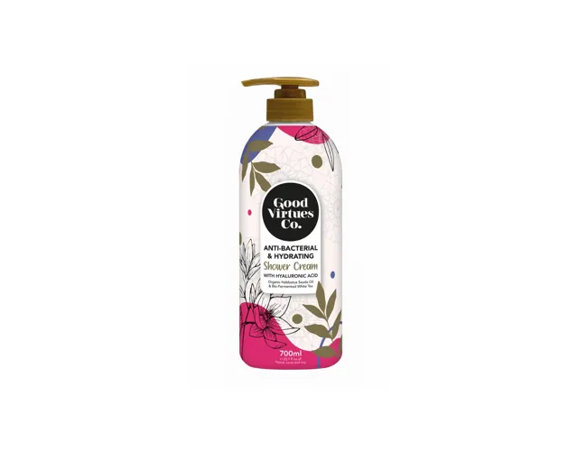 Good Virtues Co. Anti-Bacterial & Hydrating Shower Cream With Hyaluronic Acid