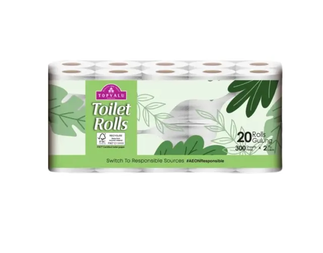 Topvalu Toilet Roll, 20 x 300's
