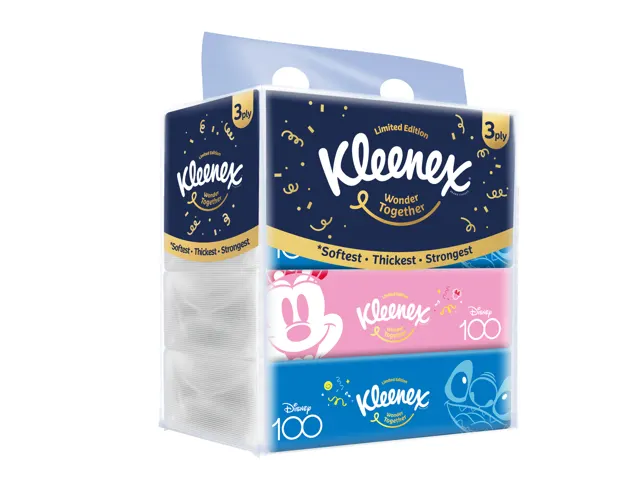 Kleenex Ft Softpack Limited 3ply 4×100s