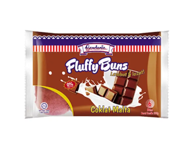 Gardenia Fluffy Coklat Malta Buns 280g – Soft & Sweet