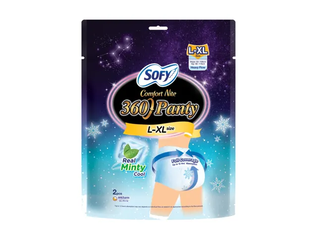 Sofy Comfort Nite 360 Panty Cool L-Xl Size