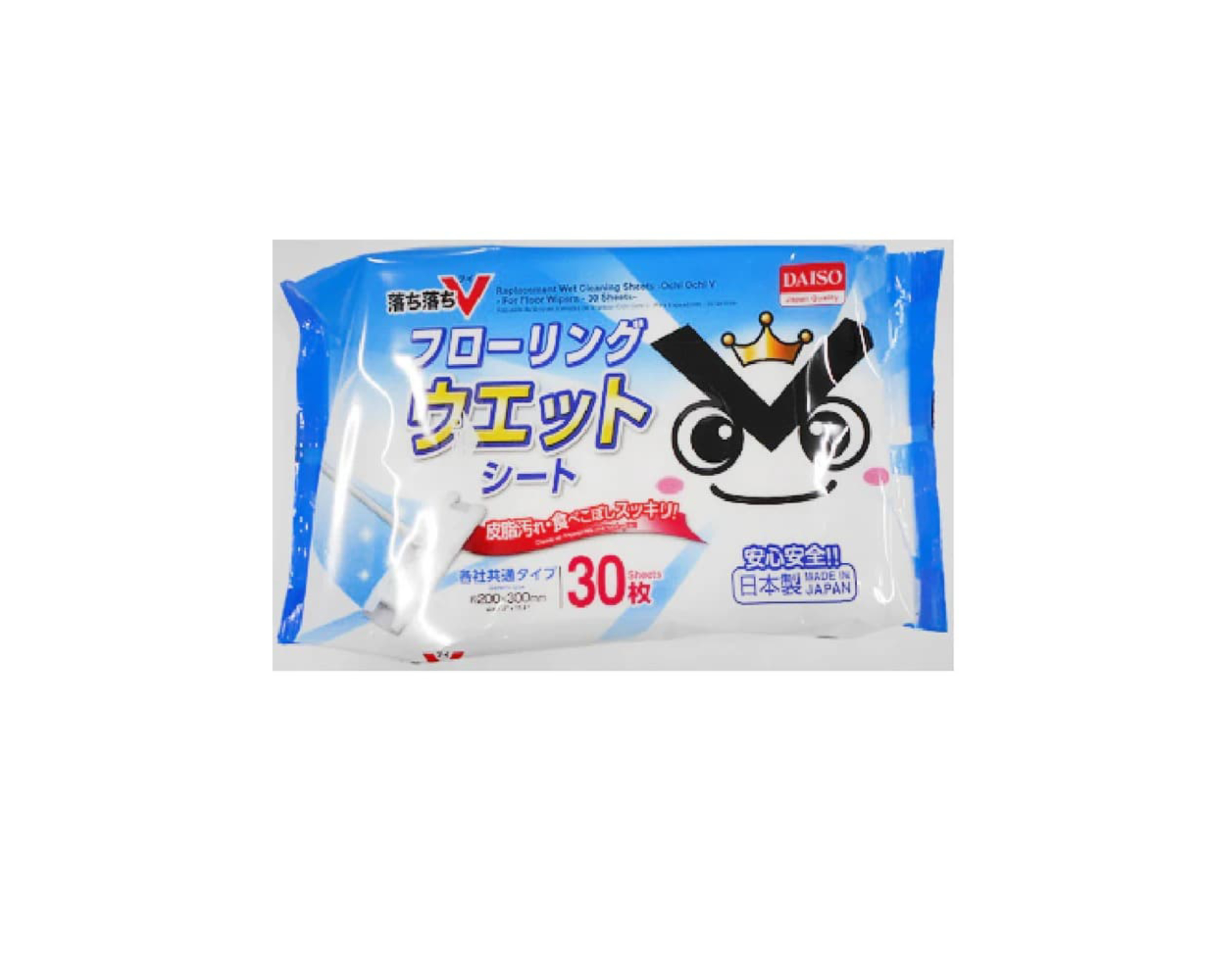 Daiso Floor Wipes Replacement Wet Sheet Ochi V
