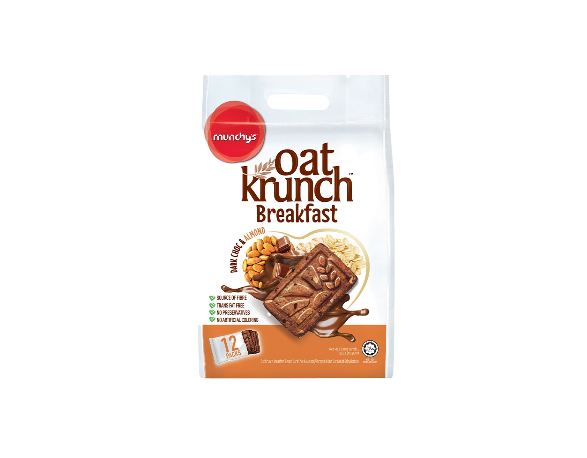 Munchy's Oat Krunch Breakfast Dark Chocolate With Almond