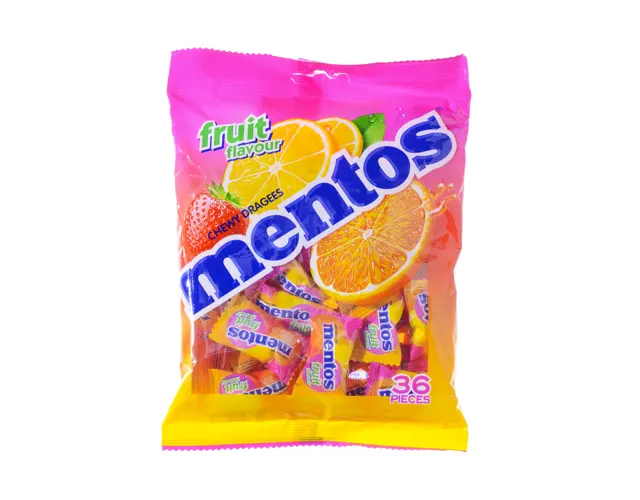 Mentos Mix Fruits Chewy Dragee Bag