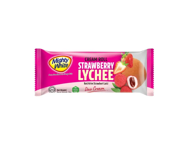 Mighty White Cream Roll Strawberry Lychee