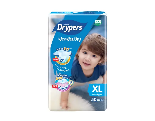 Drypers Wee Wee Dry Mega Pack Xl50