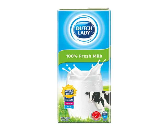 Dutch Lady UHT Pure Farm Fresh Milk, 1L