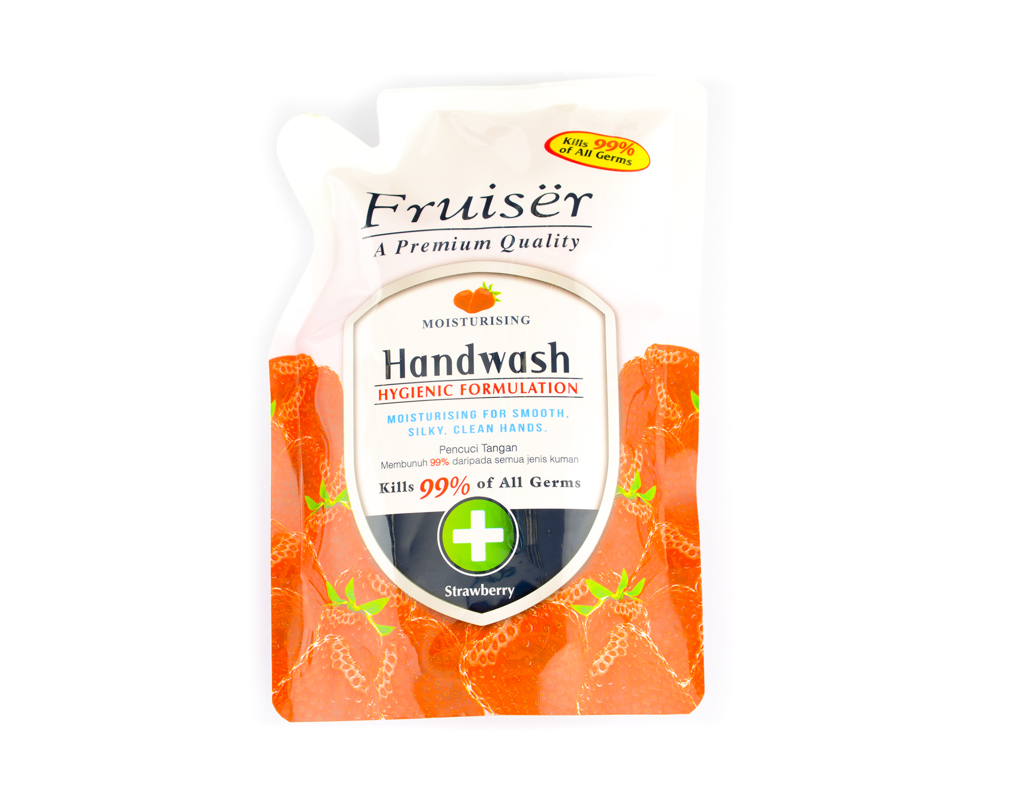 Fruiser Hand Wash Strawberry Refill 400ml