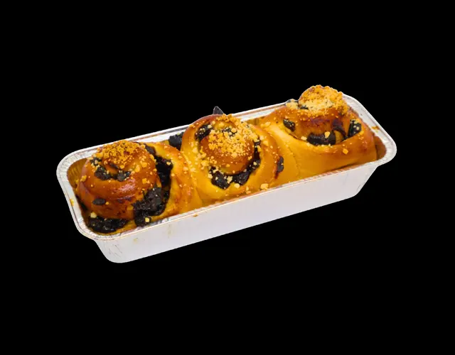 La Boheme Prune Custard Bread Soft Bakery Bread with Creamy Custard Filling