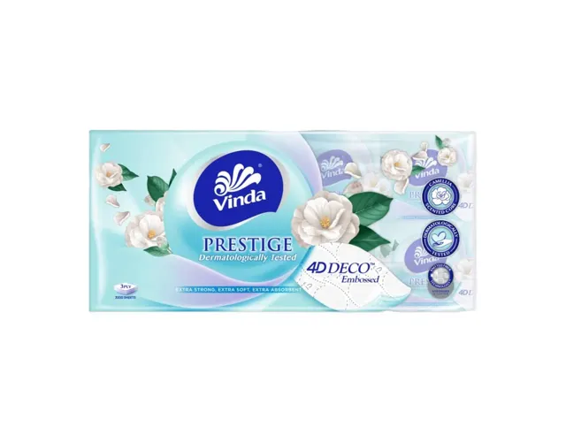 Vinda Prestige 4d Toilet Paper Camelia Scented 3‑Ply 16 Rolls